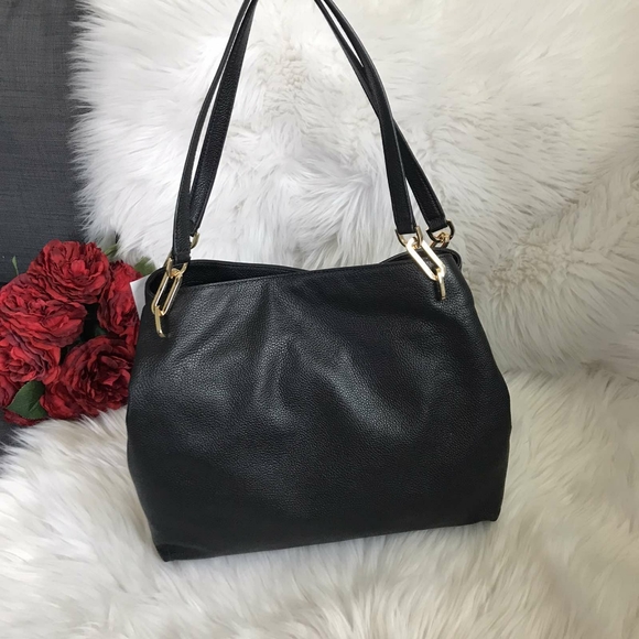 NWT MICHAEL KORS LEIGHTON LARGE SHOULDER TOTE - Picture 3 of 6